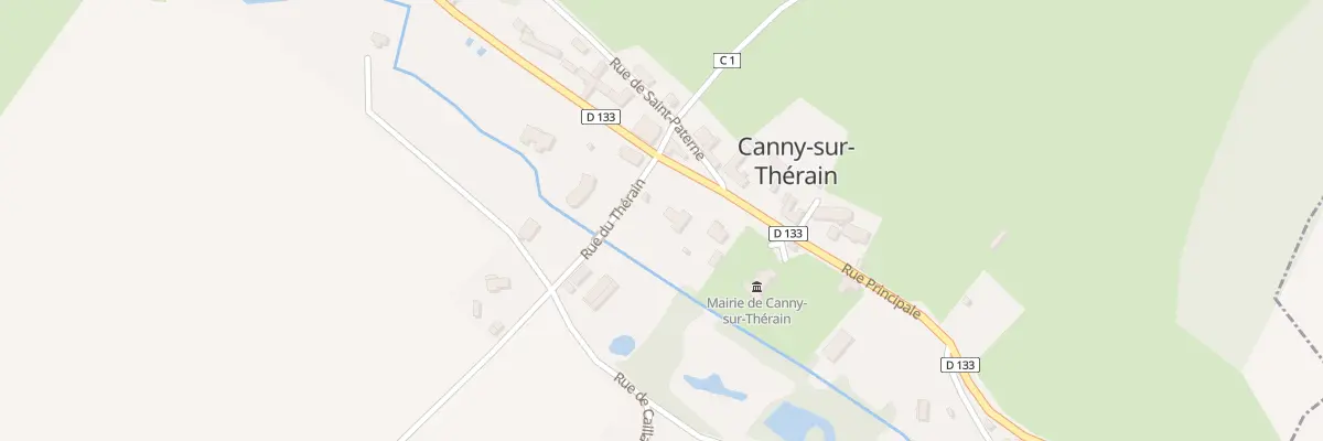 Plan du 1 Rue du Thérain à Canny-sur-Thérain