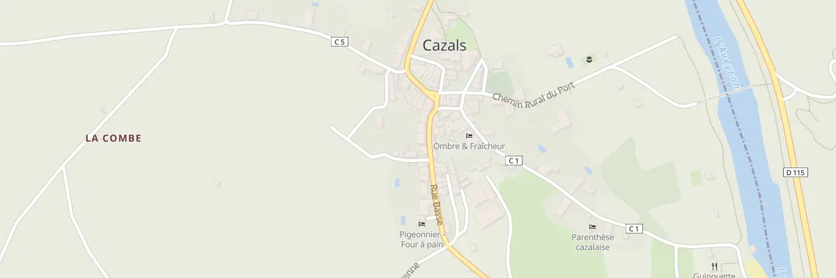Plan du 5082 Cazals à Cazals