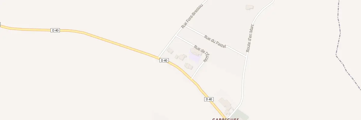 Plan du 662 Rte des Crêtes à Garrigues