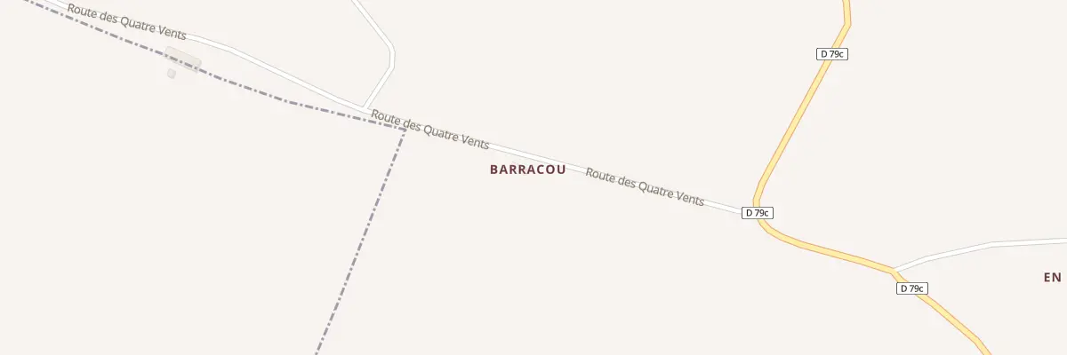 Plan du 30A Cedals à Caragoudes