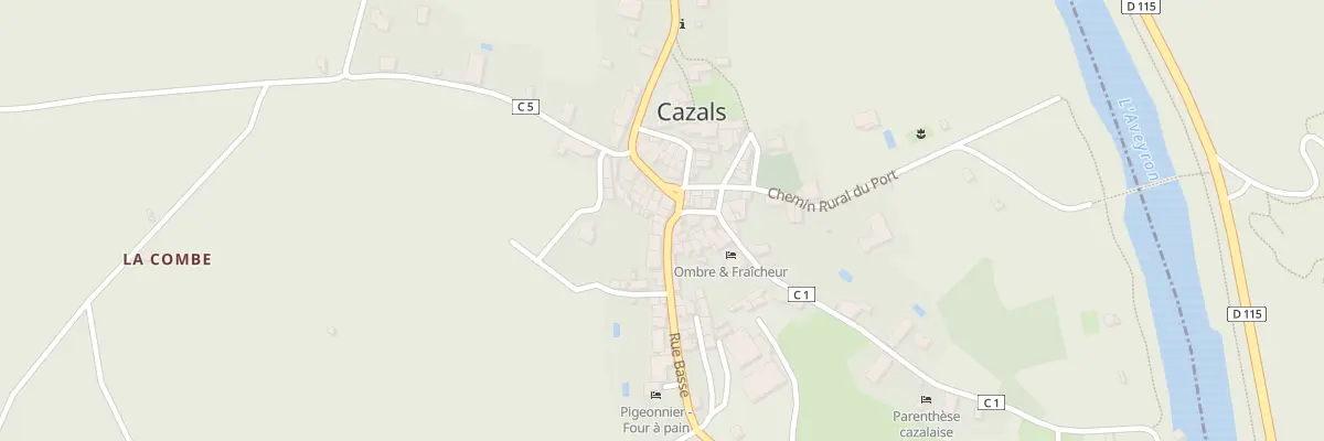 Plan du 5079 Cazals à Cazals
