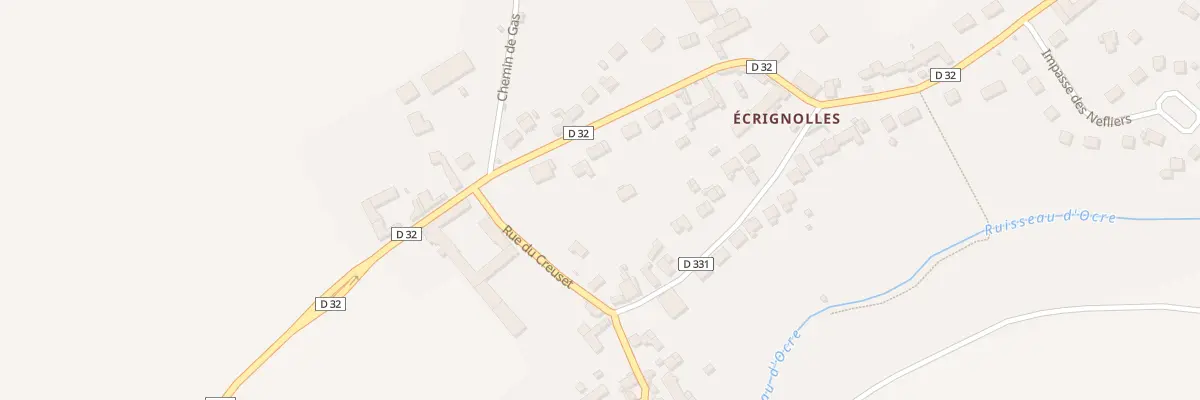 Plan du 29 Rue de Chartres à Écrosnes
