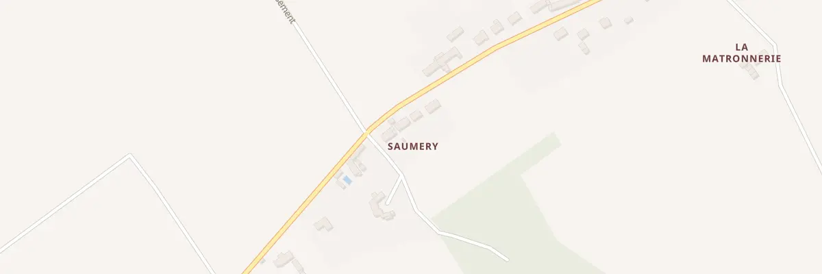 Plan du 38 Saumery à Saint-Péravy-la-Colombe
