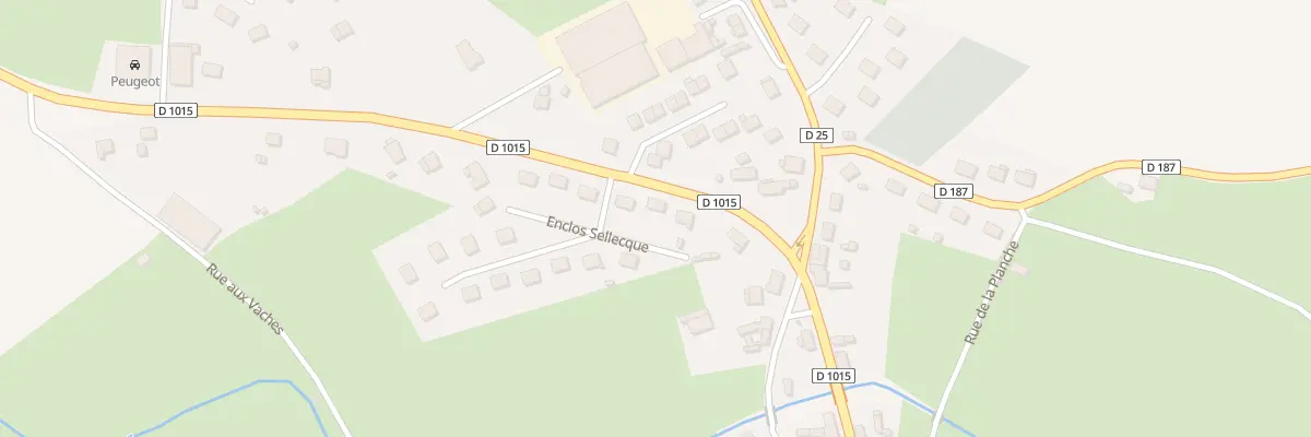 Plan du 95 Rte du Tréport à Senarpont