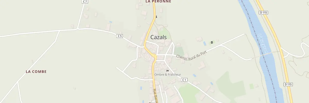 Plan du 5066 Cazals à Cazals
