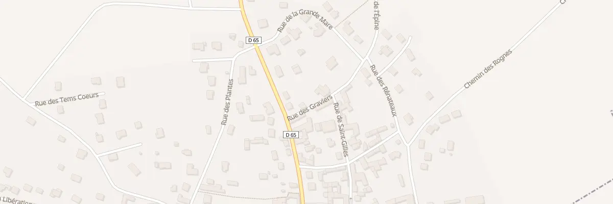 Plan du 1A Rue des Graviers à Breuil-Bois-Robert