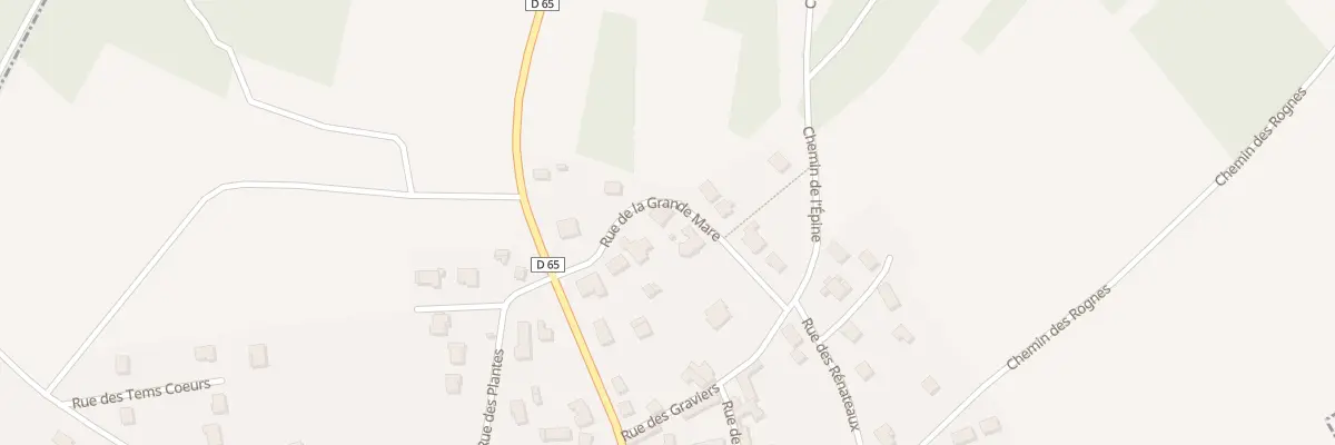 Plan du 6 Rue de la Grand Mare à Breuil-Bois-Robert