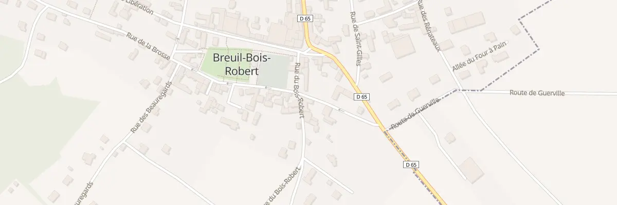 Plan du 1 Rue du Bois-robert à Breuil-Bois-Robert