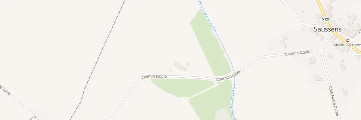 Plan du 6 Che Isoule à Nailloux