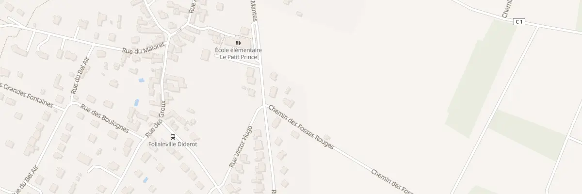 Plan du 3 Che des Fosses Rouges à Follainville-Dennemont