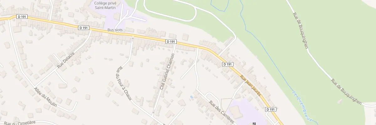Plan du 162 Rue Jean Jaurès à Marquise