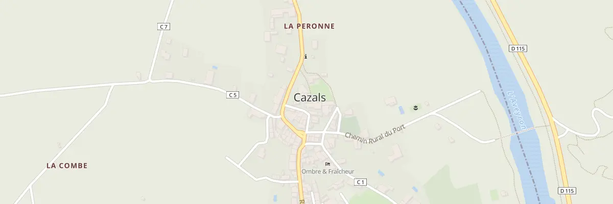 Plan du 5061 Cazals à Cazals