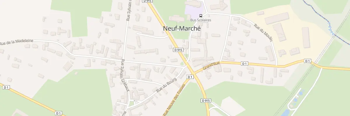 Plan du 2 Rue de la Madeleine à Neuf-Marché