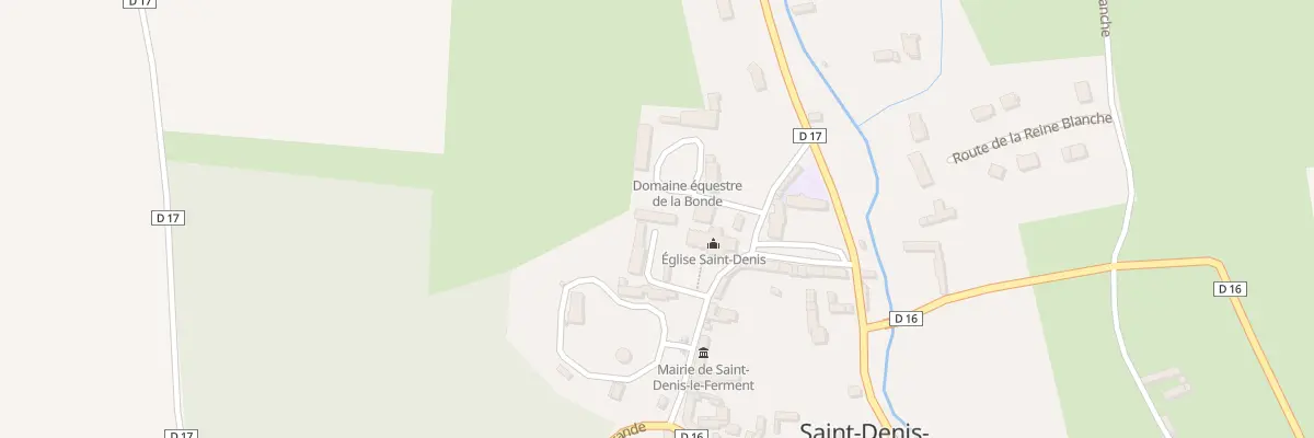 Plan du 89A Le Village à Saint-Denis-le-Ferment