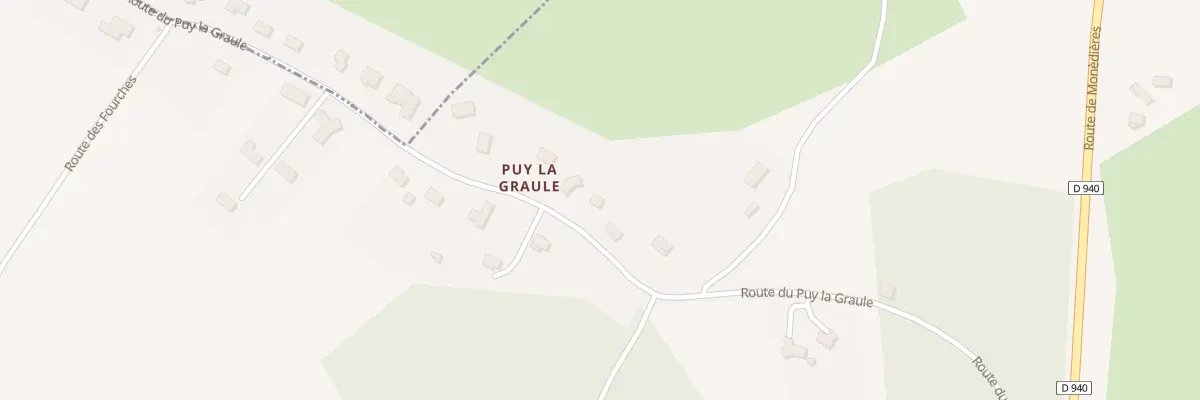 Plan du 2167 Rte du Puy la Graule à Seilhac
