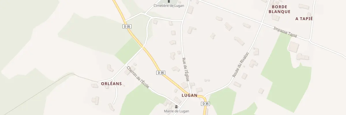 Plan du 5141 Lugan à Lugan