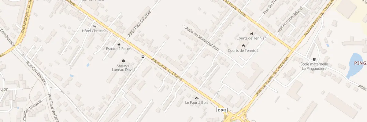 Plan du 7 Rue du Maréchal Foch à Châteauroux