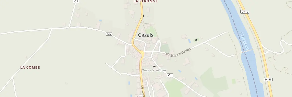Plan du 5068 Cazals à Cazals