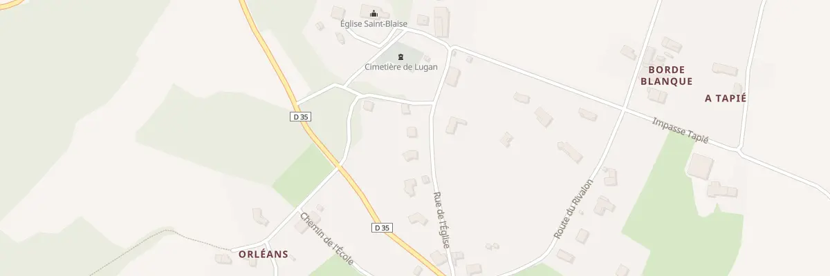 Plan du 5278 Lugan à Lugan