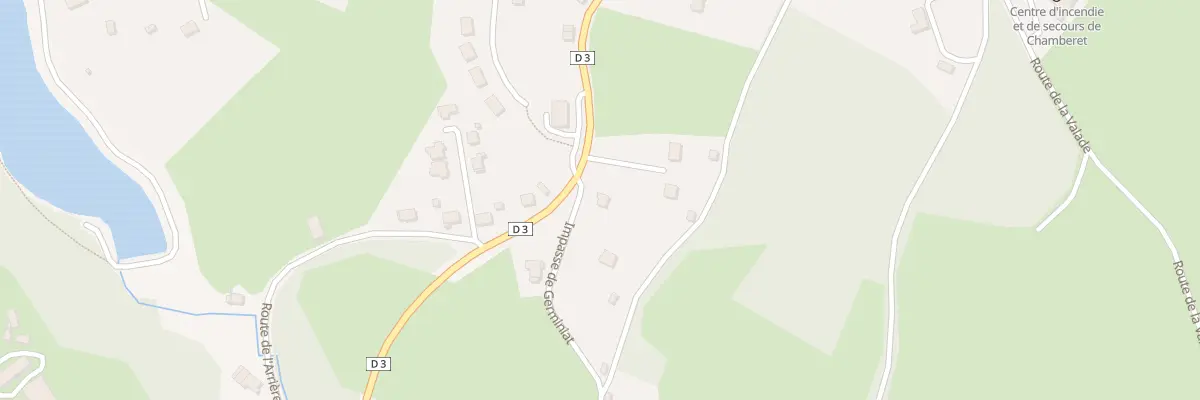 Plan du 1 Imp de Germiniat à Chamberet