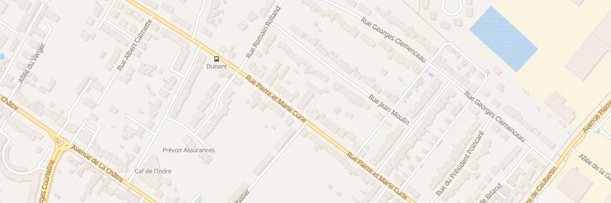 Plan du 145 Rue Pierre et Marie Curie à Châteauroux