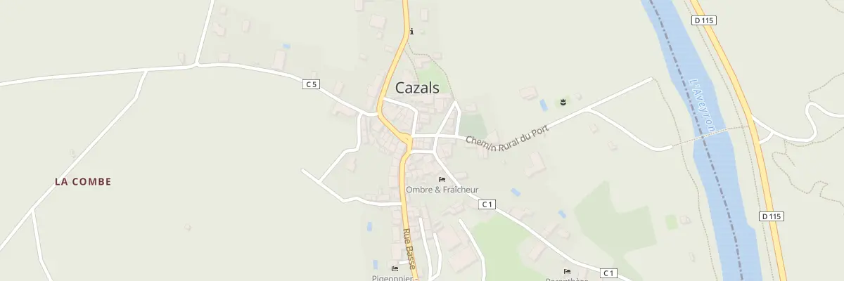 Plan du 5072 Cazals à Cazals