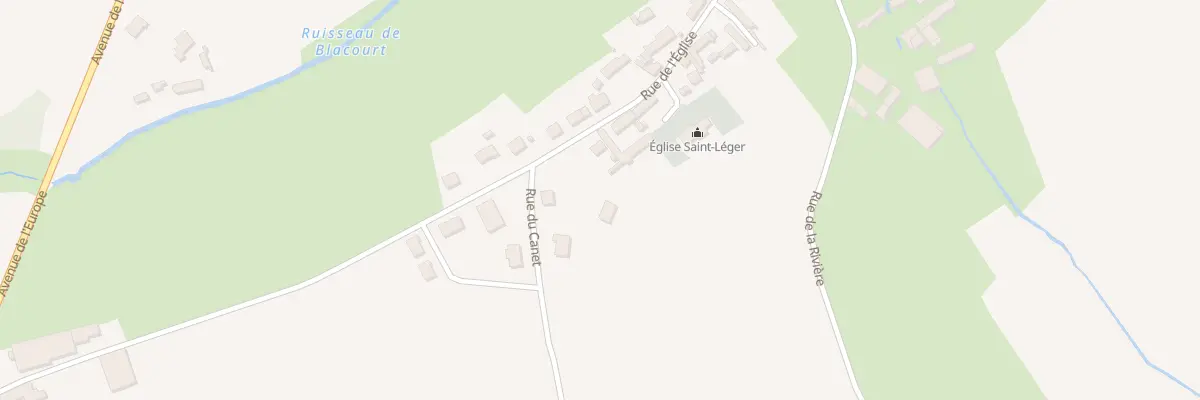 Plan du 16B Rue de L’Eglise à Leulinghen-Bernes