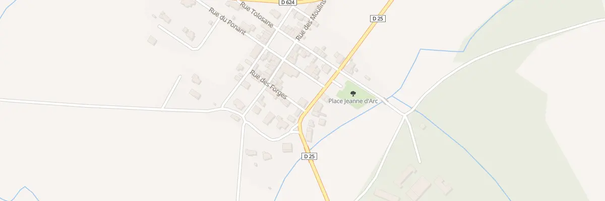 Plan du 2 Rue des Forges à Molandier