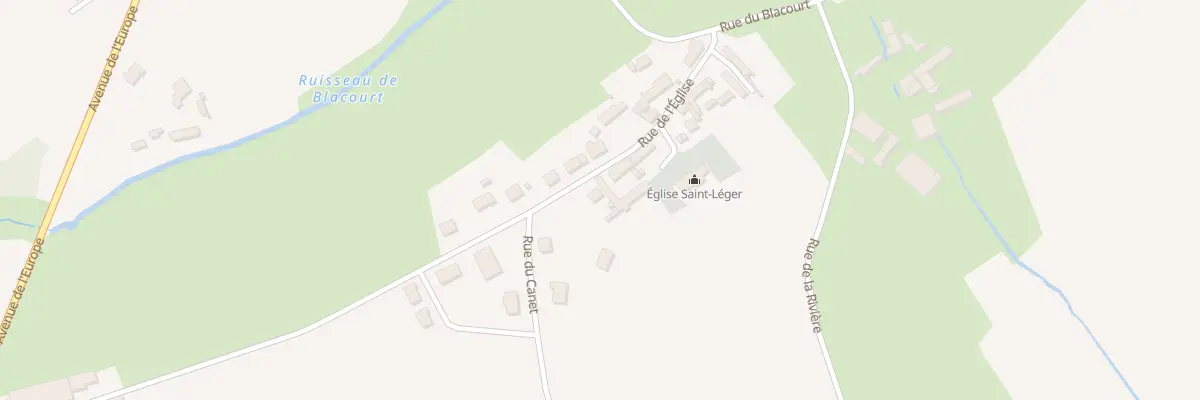 Plan du 8 Rue de L’Eglise à Leulinghen-Bernes
