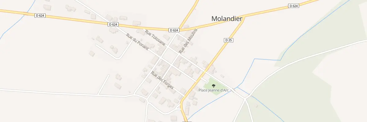 Plan du 7 Rue des Charrons à Molandier