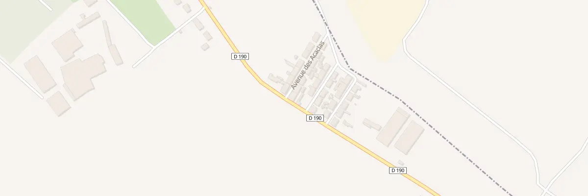 Plan du 2 Av des Acacias à Martainneville