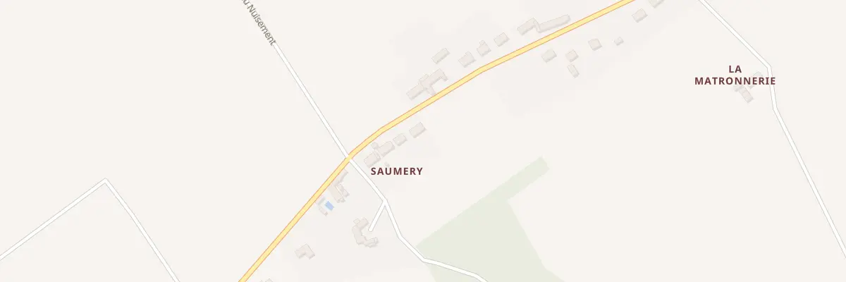 Plan du 34 Saumery à Saint-Péravy-la-Colombe