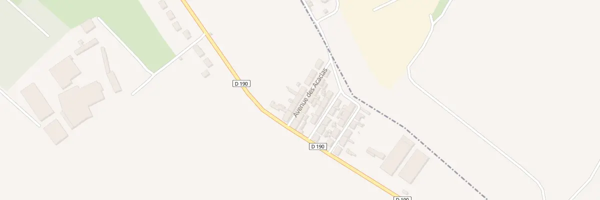 Plan du 3 Av des Acacias à Martainneville