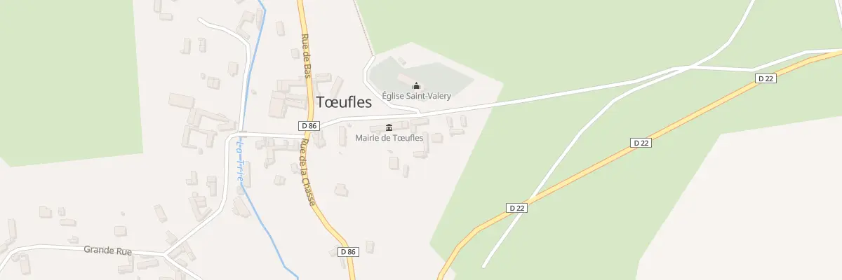 Plan du 18 Rue de l’Eglise à Tœufles