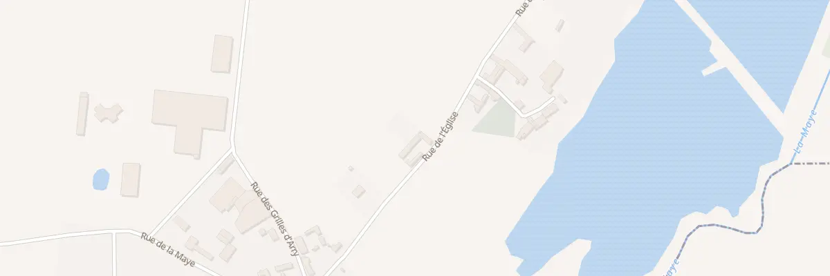 Plan du 41 Rue de l’église à Arry