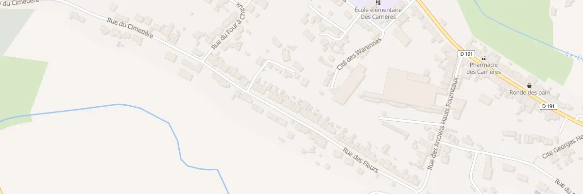 Plan du 17 Rue des Fleurs à Marquise