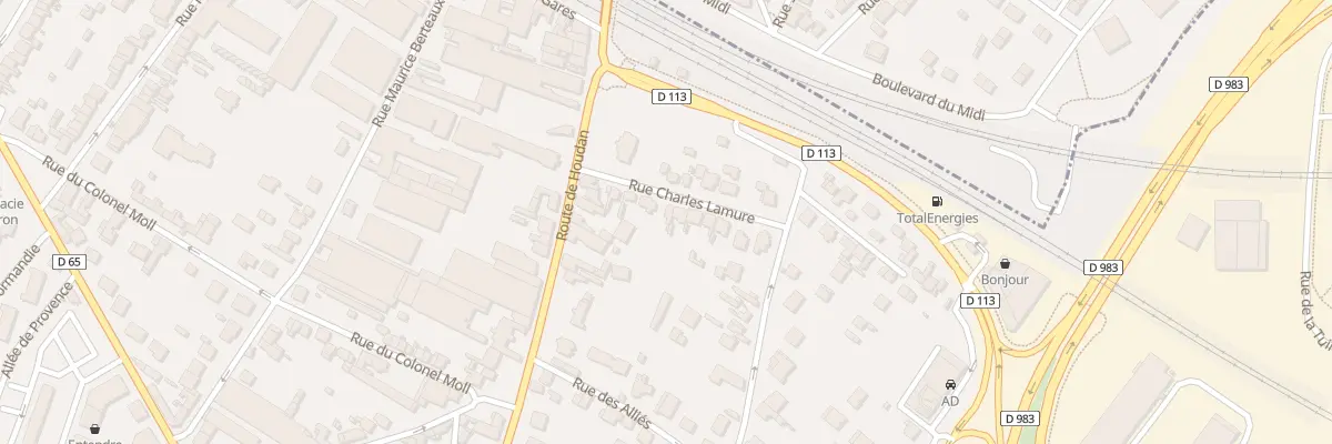 Plan du 10 Rue Charles Lamure à Mantes-la-Ville