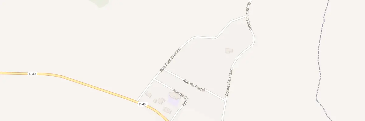 Plan du 3 Rue Font Bressou à Garrigues
