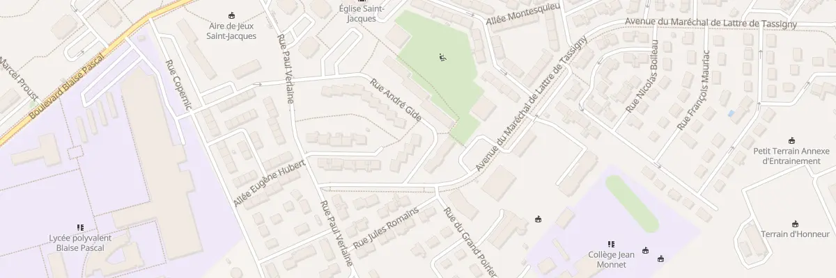 Plan du 7 Rue André Gide à Châteauroux