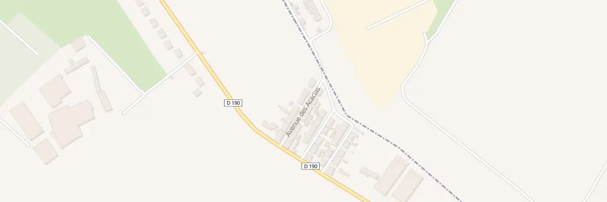 Plan du 7 Av des Acacias à Martainneville