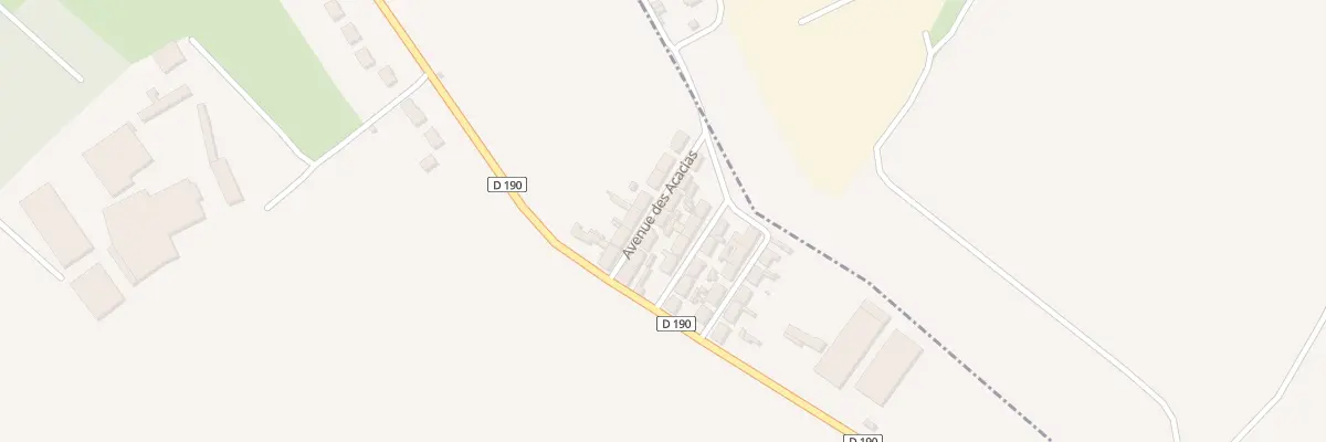Plan du 8 Av des Acacias à Martainneville