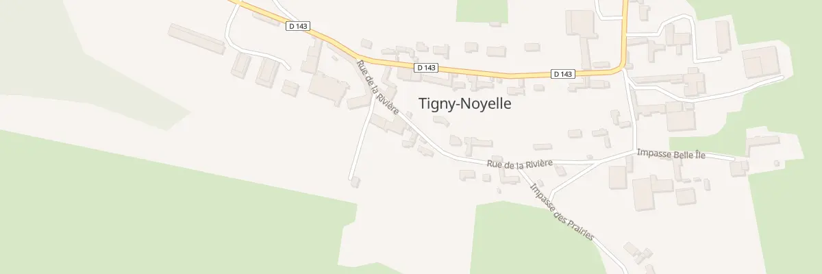 Plan du 6 Rue de la Riviere à Tigny-Noyelle