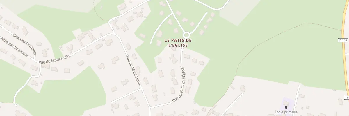Plan du 9 Rue du Patis de l’Eglise à Sorrus