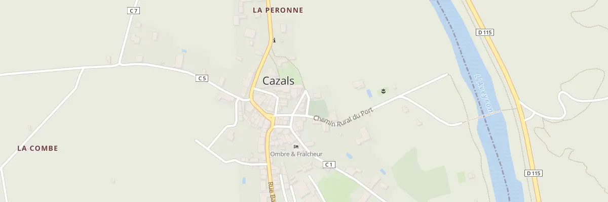 Plan du 5065 Cazals à Cazals