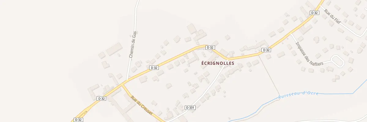 Plan du 23B Rue de Chartres à Écrosnes