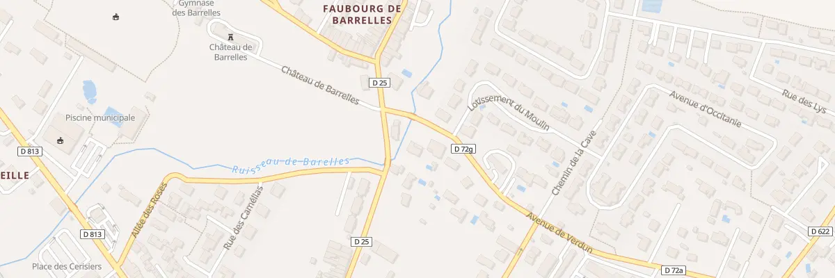 Plan du 1 Av de Verdun à Villefranche-de-Lauragais