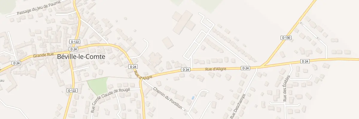 Plan du 27 Rue d’Aligre à Béville-le-Comte