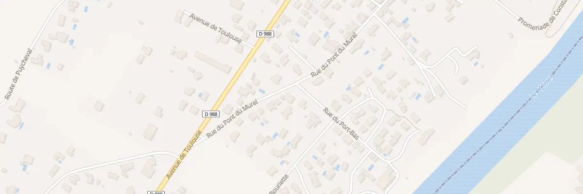 Plan du 2 Rue du Port-Bas à Rabastens