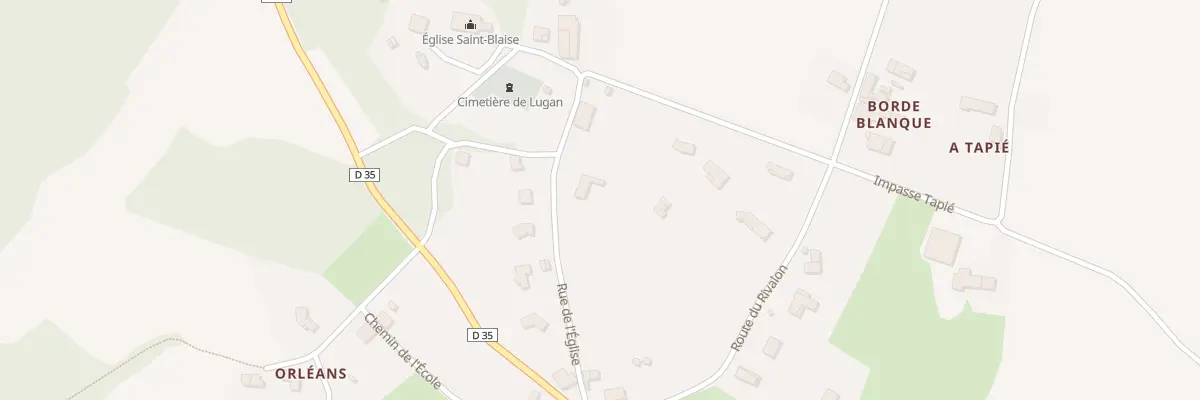 Plan du 5128 Lugan à Lugan