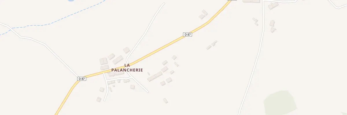 Plan du 3 La Palancherie à Lourdoueix-Saint-Michel